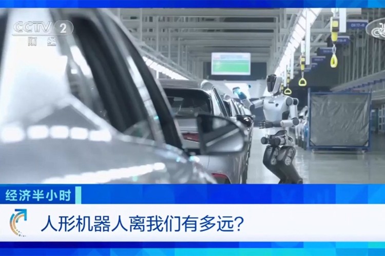 中央电视台《经济半小时》栏目对350vip浦京集团机器人的专题报道